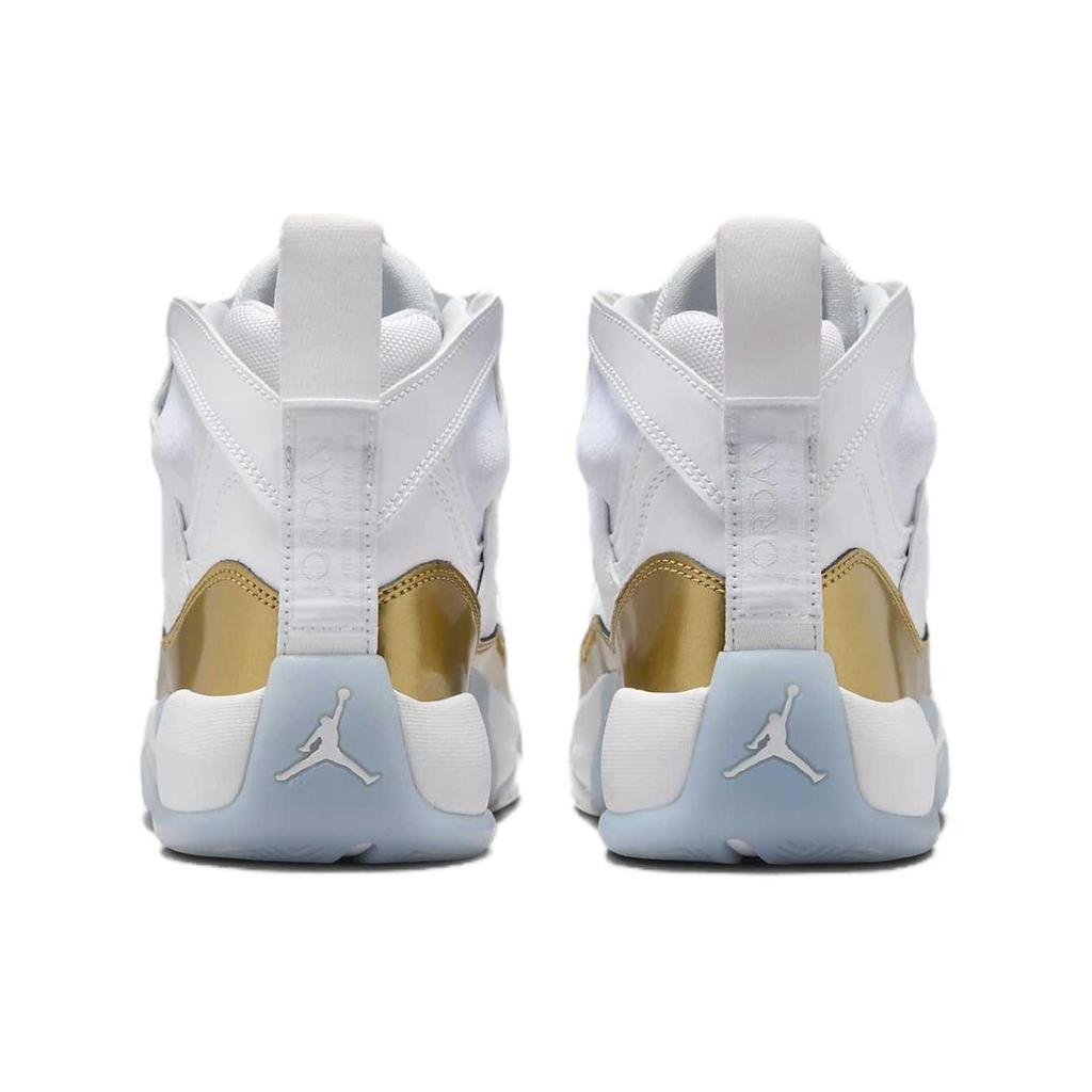 Jordan Jumpman Two Trey White Black Metallic Gold Ice Blue DR9631-107