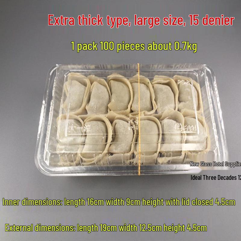 Sushi, Roast Duck, Pastry & Fruit Takeaway Box Set with Free Shipping & 100 Rubber Bands