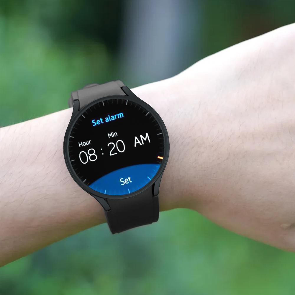 Galaxy Watch 4 5 6 40mm 44mm Cover for Samsung Galaxy Watch5 Pro 45mm Protection Case Plastic Coverage Protector Bumper No Glass