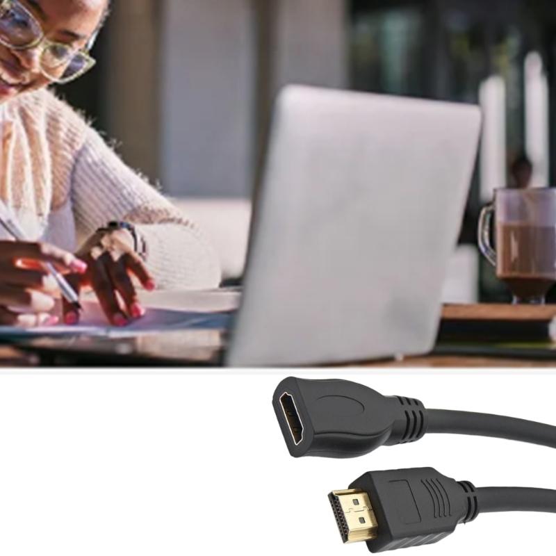 HDTV Stecker auf Buchse Verlängerungskabel HDTV Kabel Ersatz für HDTV Monitor Spielekonsole Projektor Zubehör