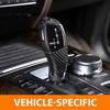 For BMW F30 F20 F10 F15 F25 X5 X3 Gear Shift Knob Cover Trim Carbon Fiber Style