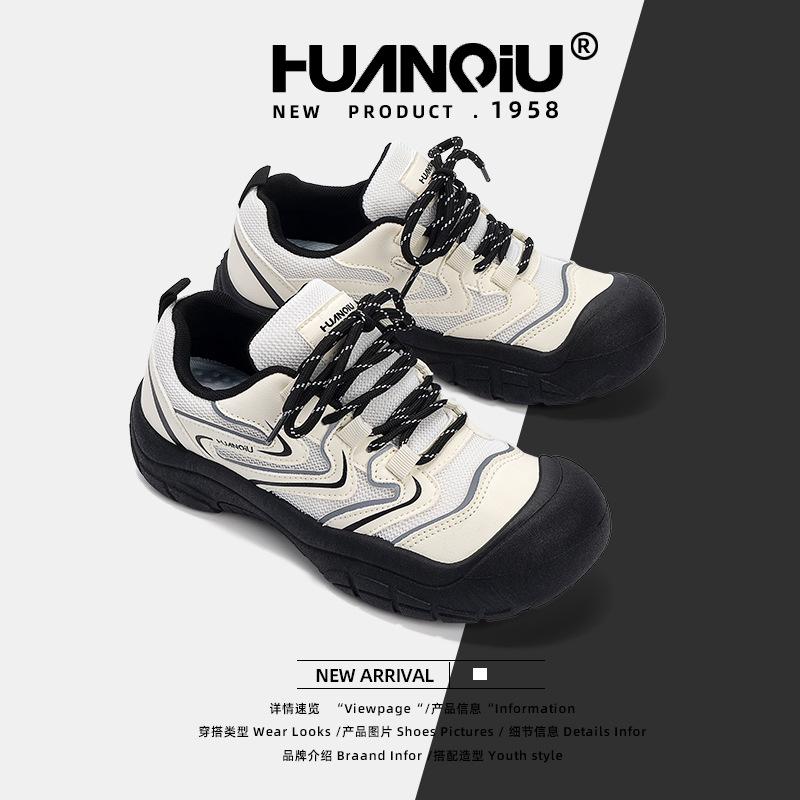 Global thick-soled heightening sneakers women's ZHQ5962 summer new versatile women's shoes mesh breathable hiking shoes
