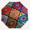 1PC Mandala PatternsAutomatic Open/Close Umbrella with Windproof, 8-Rib Sturdy Canopy, Durable Ribs, Fashionable Design, Outdoor Accessory, Fun Prin,