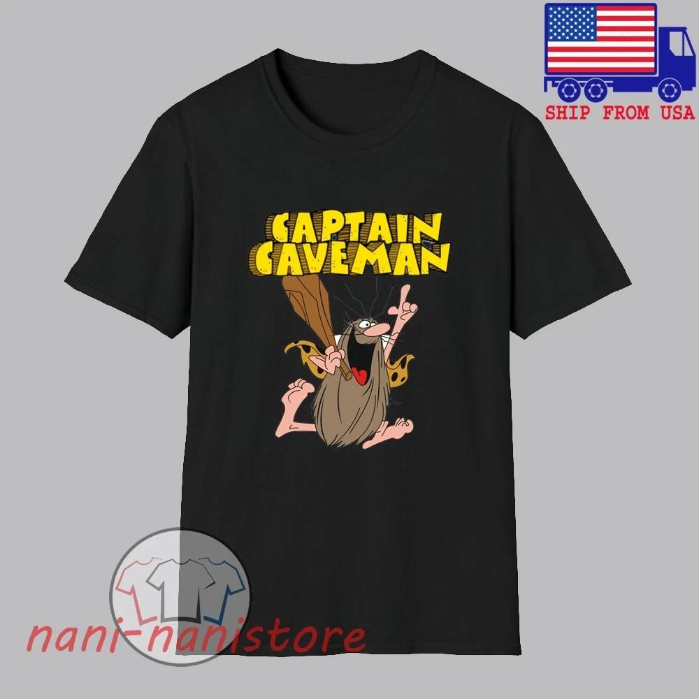 Captain Caveman Men s Black Size S-5XL S