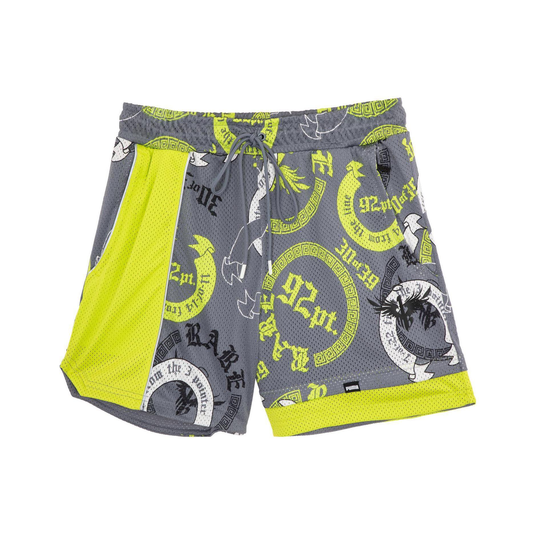 

Puma X Lamelo Chino Hills Ralph Short Lamelo Ball Personal Logo Спортивные повседневные шорты средней длины для мужчин Шорты серые 625137-01 M