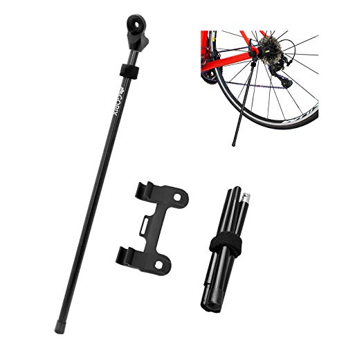 GORIX GX-Q4M Portable Road Bike Stand [Lightweight Road Bike Quick Release] Portable Stand for Bicycles, Clips to Quick Release, Lightweight and Easy
