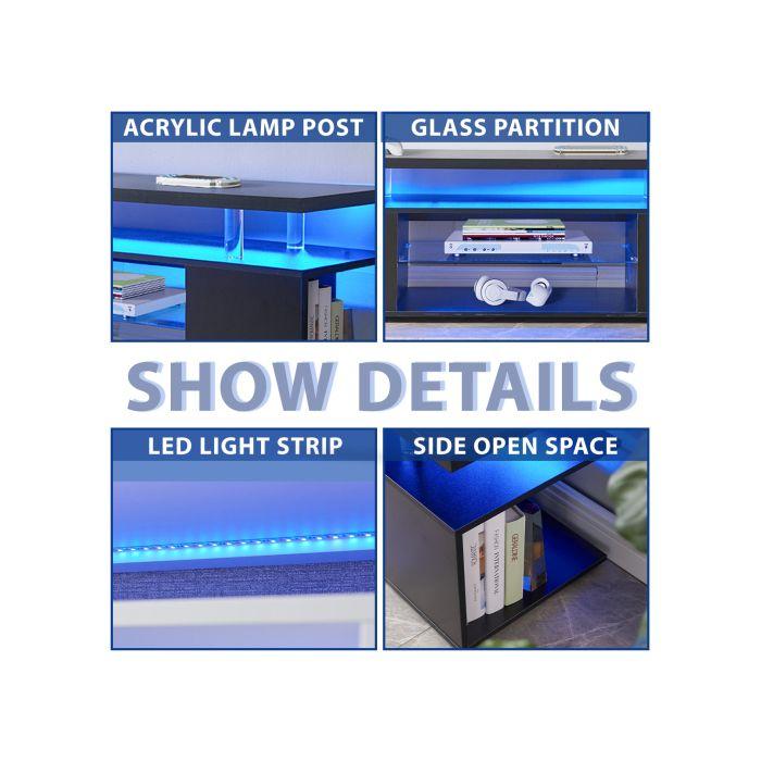 Support TV pour TV LED 65 » (noir)