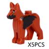 MOC Animal Building Blocks DIY Pig Fishes Octopus Penguin Turtles Figures Toys Set City Farm Zoo Accessories Bricks Kid Gift