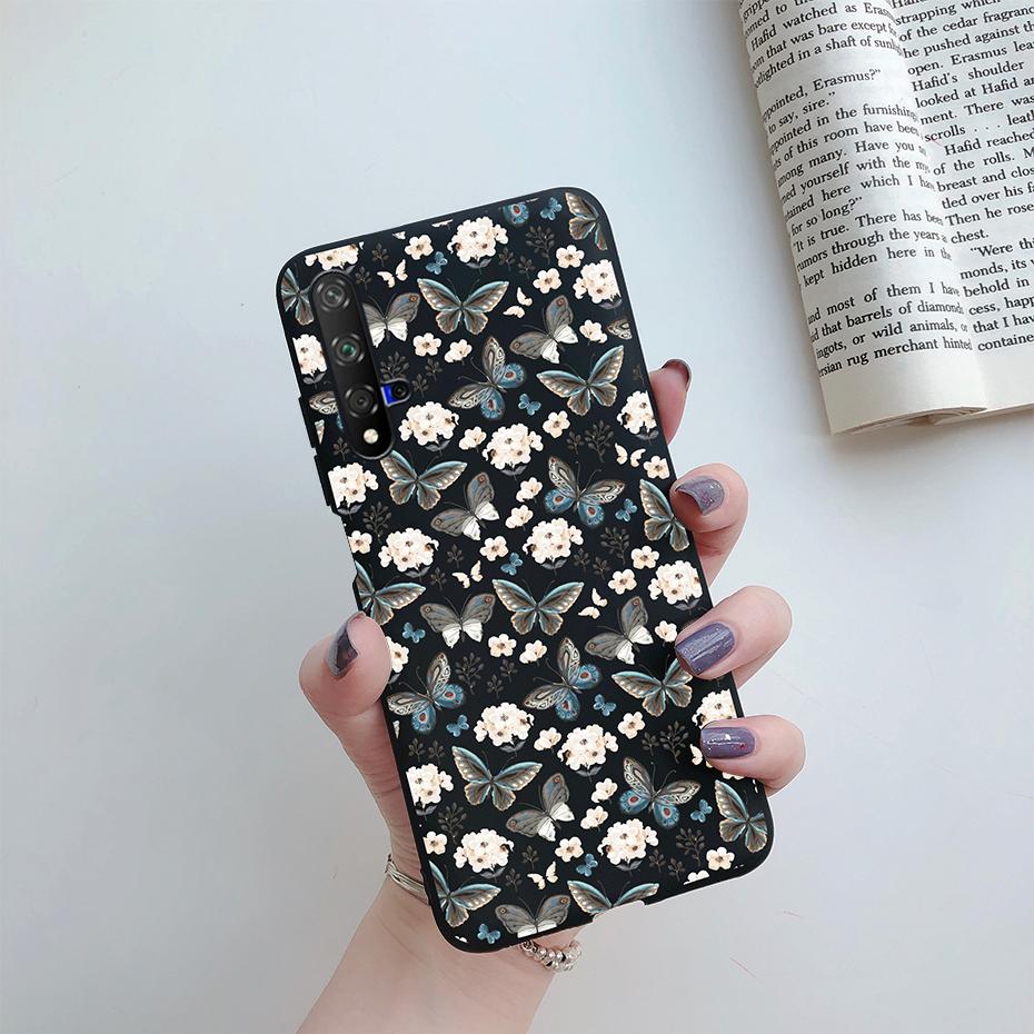 For Honor 20 Case For Honor 20 Pro YAL-AL10 Cover Cute Cat Cartoon Painted Phone Case For Honor20 20Pro YAL-L21 Soft Bumper Capa