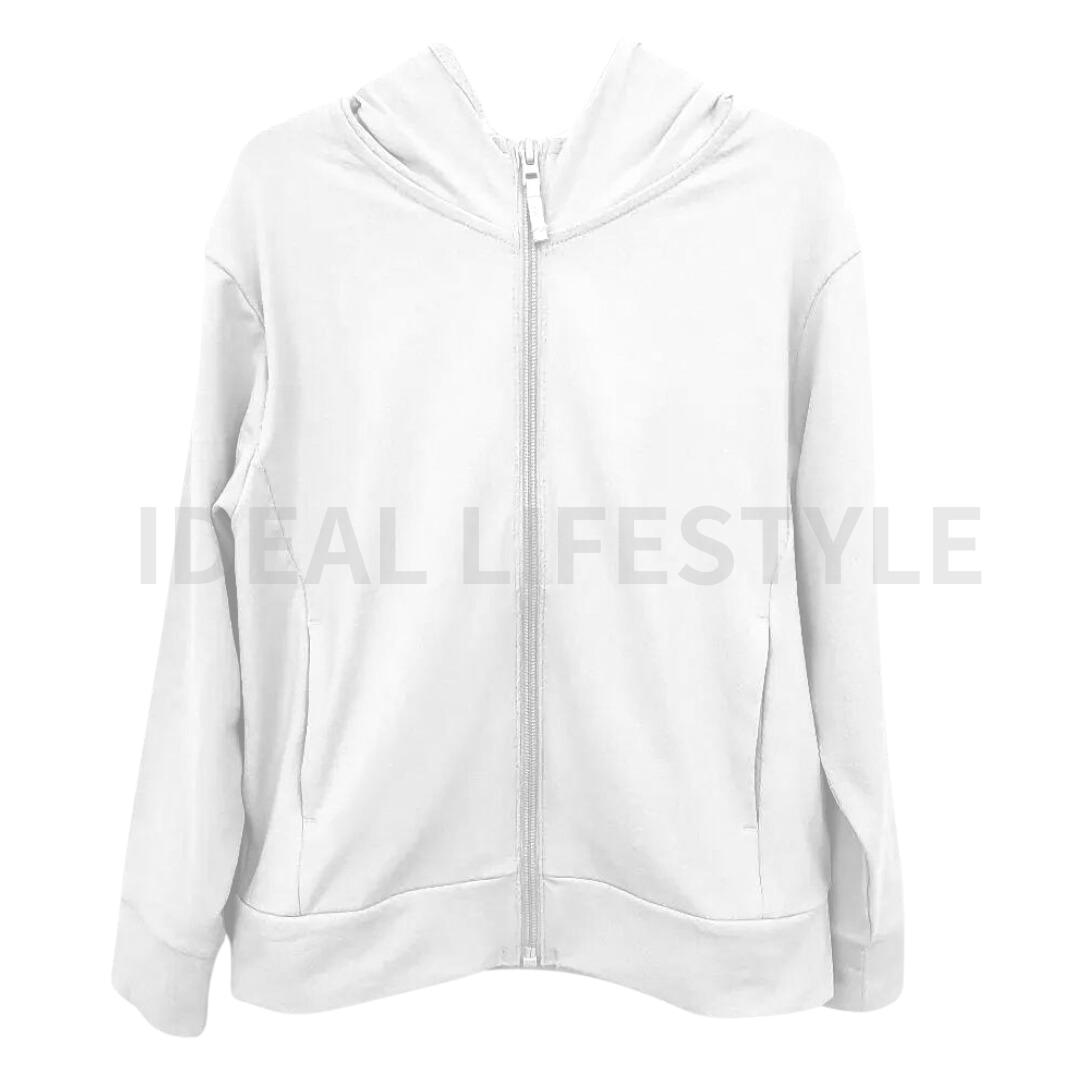 

UNIQLO AIRism Mesh UV Protection Full-Zip Hoodie S-3XL Packable Women 476113 NWT XL білий
