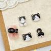 Cartoon Mini Cat Nail Art Charms Little Fish Series 3D Decorations Nail Decorations  for Nail Art