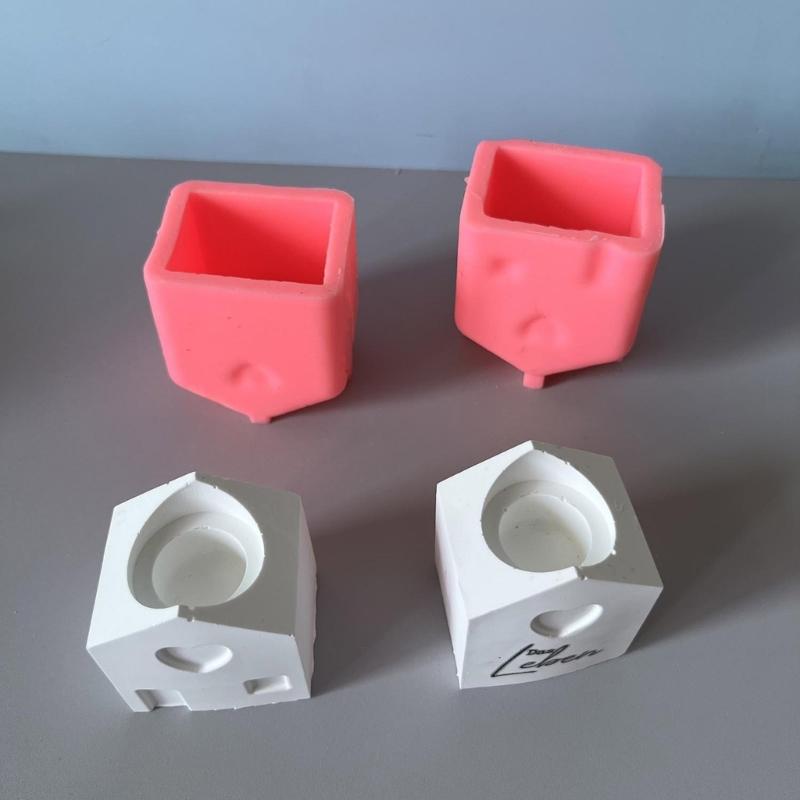 Flexible Stabile Silikonform Modeaccessoire zur Herstellung einzigartiger kerzenförmiger Häuser und Heimdekorationen