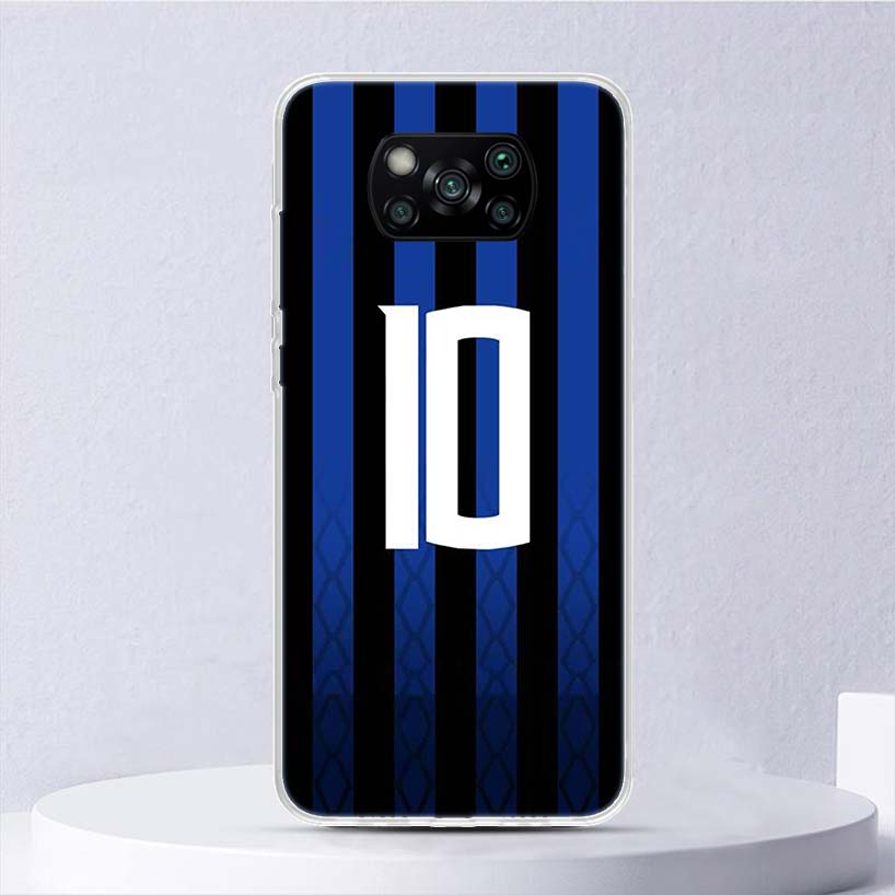 Husă moale FootBall Number 7 10 30 pentru Xiaomi Poco X3 NFC X4 M4 Pro M3 M2 Husă de telefon F3 F2 F1 Mi Note 10 Lite A3 A2 A1 Funda Coq