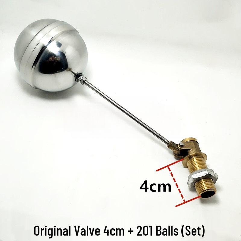 4-Minute Copper Float Ball Valve for Rice Cooker: Stainless Steel Water Inlet Switch and Tank Valve Accessory