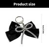 Elegant Keychain Pendant Accessory Portable Bowknot Phone Pendant Keychain Bag Decoration for Women and Girls