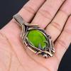 Green Flash Labradorite Pendant Gemstone Jewelry, 999 Copper Wire Wrapped Pendant, Handmade Jewelry Birthstone Pendant, Gift For Him