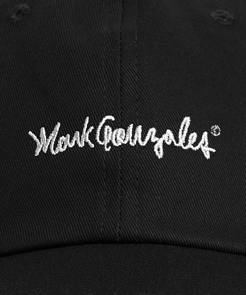 MARK GONZALES Signed Logo Basic Ball Cap - Black