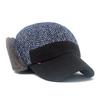 Winter männer Samt Warme Gehörschutz Baseball Kappe Gestrickte Dicke Wolle Kappe Mittleren alters Outdoor Kalt-proof Kappe