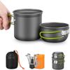 Portable Gas Camping Stove Outdoor Hiking Picnic Cookware Camping Pot