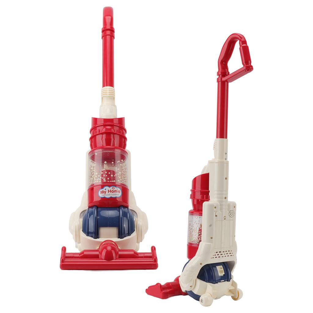 Kids Vacuum Cleaner Toys Vivid Details Suction Design Learning Toys With Light Lifelike Sounds for