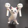 5pcs Set Cute Cat Pen Holder Earphone Stand Desk OrganizerFunny Kitty Home DecorCharming Indoor Decoration
