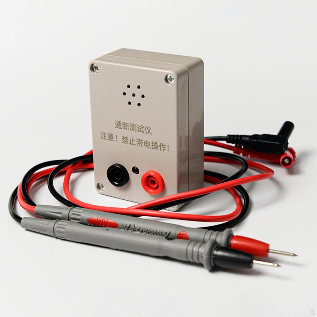 Continuity Meter Testing Measurement PP Housing Versatile with Sound Prompt and LED Indicator for