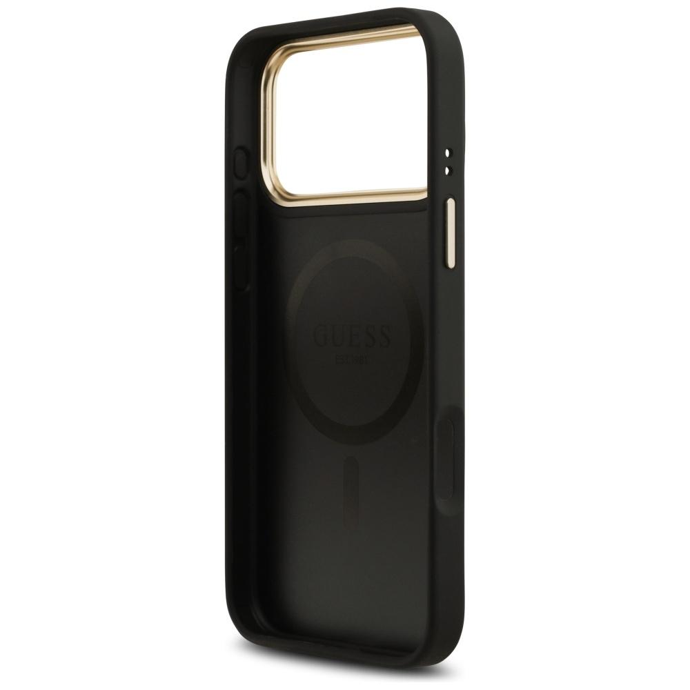 Guess 4G Stripe MagSafe case for iPhone 17 Pro Max black