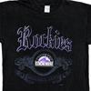 T-Shirt COLORADO ROCKIES vintage anni '90 TAGLIA L mlb baseball hip hop