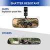 UTV Rear View Mirror, Center Convex Rearview Mirror For 1.75”-2” Roll Bar Cage Compatible With Polaris RZR Turbo, Kawasaki Mule, Teryx, Honda