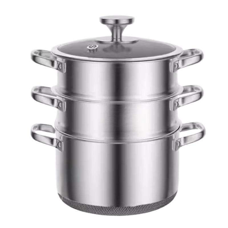 Yingbai 316L Stainless Steel Steamer & Soup Pot
