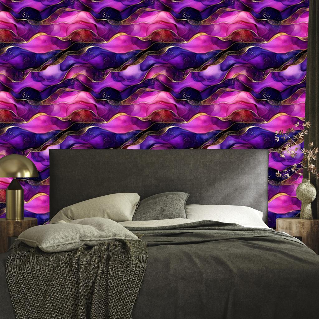 Ink Violet, Purple and Plum Wallpaper for Living Room and Bedroom 50x1000