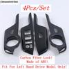 Armrest Window Glass Lift Button Panel Switch Frame Decoration Cover Trim For Toyota C-HR CHR 2016 -  Accessiories Interior