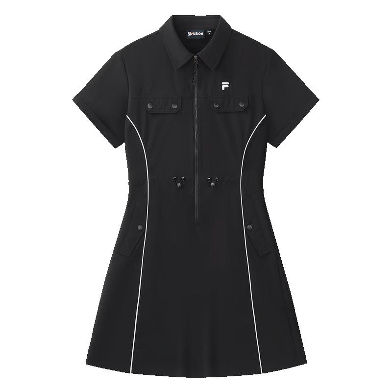 FILA FUSION Women s Casual Lapel Dress M