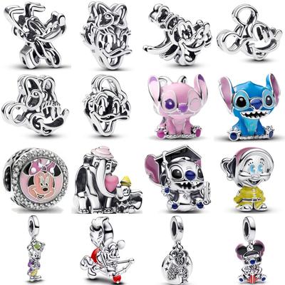 Copper Cartoon Animal Elephant Mouse Bead Pendant Suitable For European Original Bracelet Diy Exquisite Jewelry