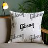 Fashion Brand G-Gibson Cushion Cover Soft Short Plush Double-Sided Printing Home Decor Machine Washable Pillow Case Gift