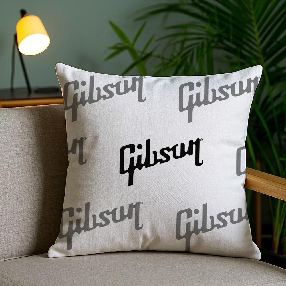Fashion Brand G-Gibson Cushion Cover Soft Short Plush Double-Sided Printing Home Decor Machine Washable Pillow Case Gift