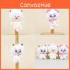 Adorable Plush Sheep Keychain Cute Cartoon Lamb Doll For Girls' Bags And Keys