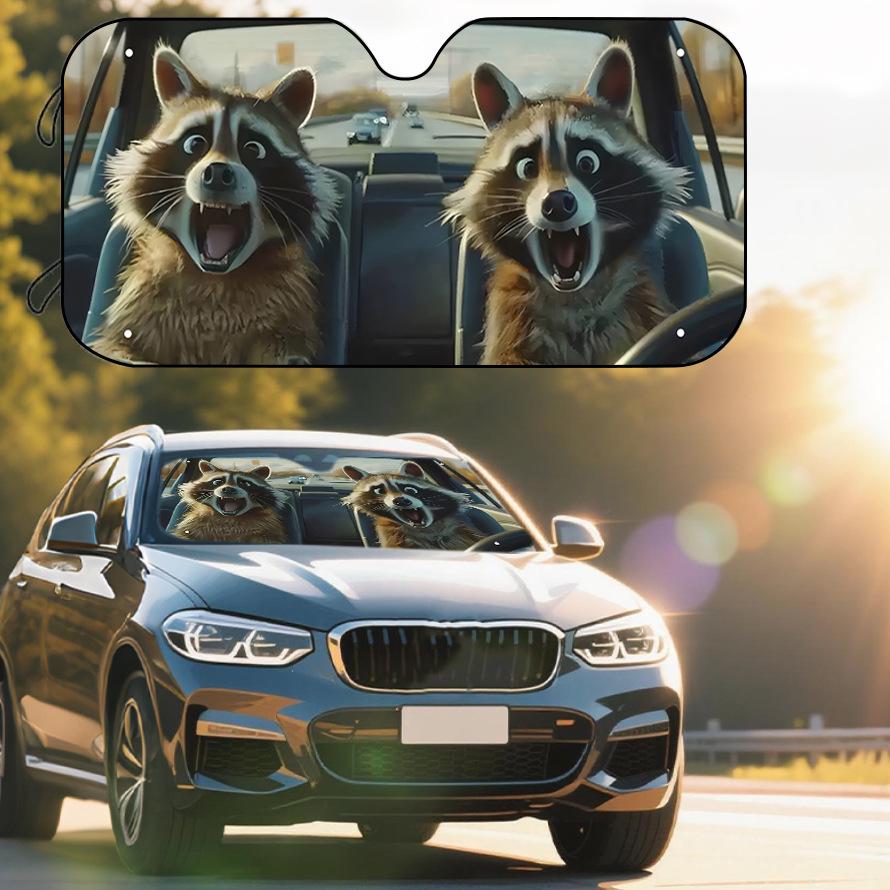 Universal Foldable Car Windshield Sun Visor for Heat and Sun Protection