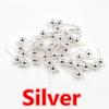 50 Stück/Los 3/4/5mm 6 Farben Pin-Funde Ohrstecker Basis-Pins Stopper Verbinder Für DIY Schmuckherstellung Zubehör Zubehör