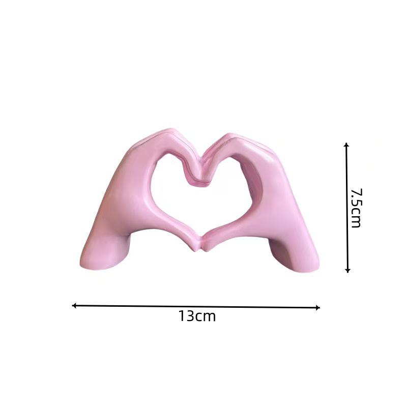 Heart-Shaped Love Ornament for Desktop - Perfect Valentine’s Day or Birthday Gift