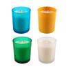 Colored Glass Cup Fragrance Candle Indoor Soy Wax Fragrance-free Mosquito Repellent Candlestick Gift Box Aromatherapy