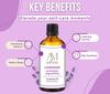 Aadi Mool Lavender Essential Oil | 100% Pure & Natural, Undiluted | For Aromatherapy, Skin & Hair Care | Diffuser, Massage, Bath, Candle Making &