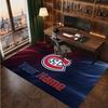 Montreal Canadiens Personalized Crystal Velvet Carpet, Customized Name Text Soft Anti‑Slip Rug for Living Room Bedroom