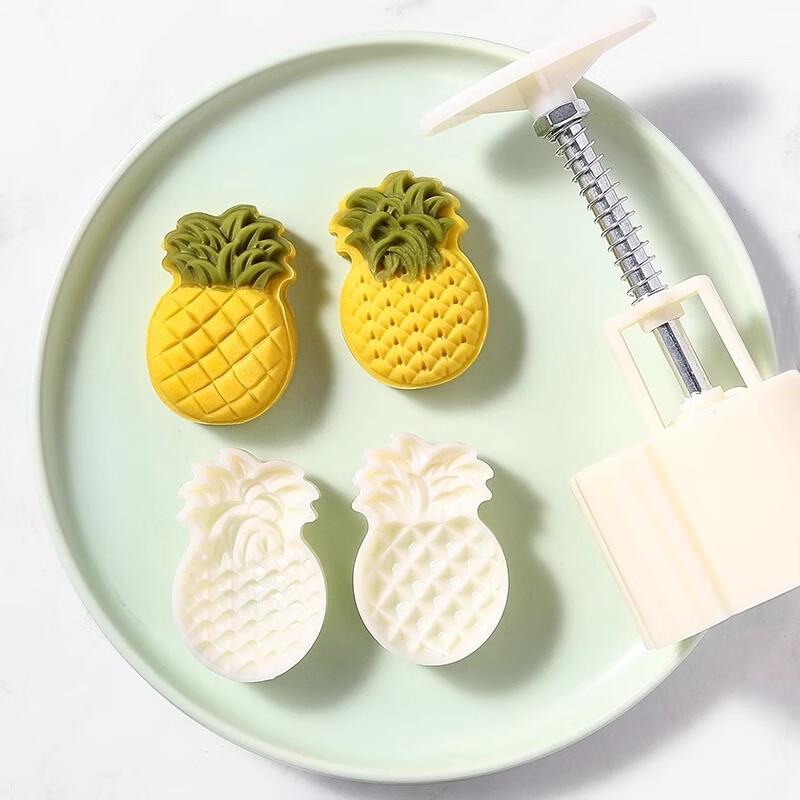 Pineapple Pattern Hand-Pressed Pastry Mold