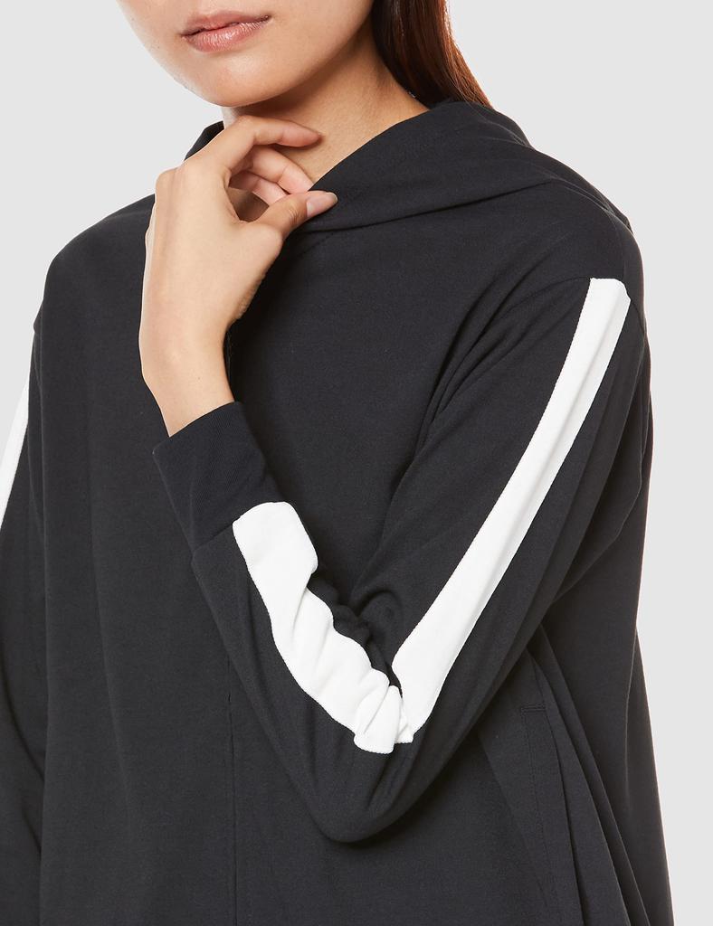 UV Protection S Hoodie, Sweat-Wicking, Quick-Drying, UPF15, B2MC2731, Black,