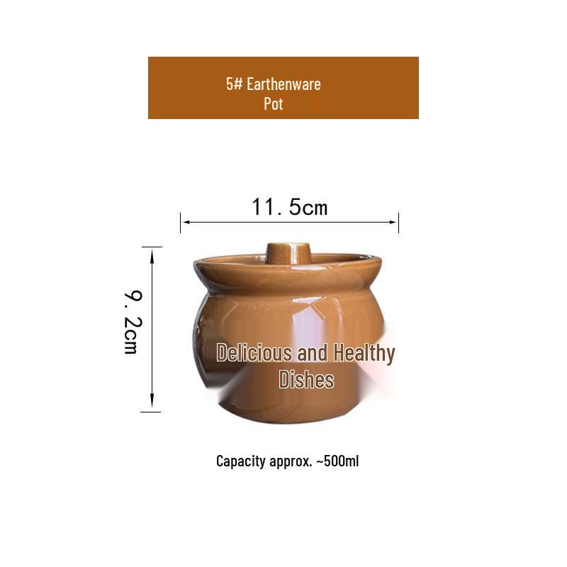 Pure White Ceramic Stew Pot with Lid: Versatile Double Boiler for Soup, Eggs, Bird's Nest, and Tonics
