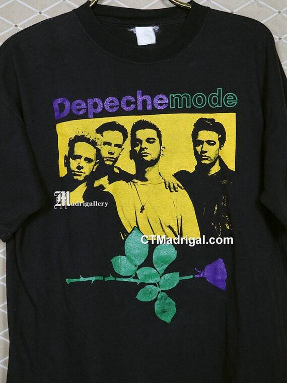 Depeche Mode Band Shirt Depeche Mode Classic Black Unisex Tshirt S-5XL WA0543 XXL