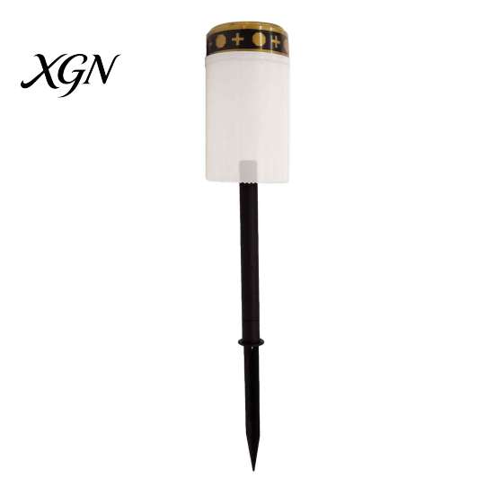 Memorial Remembrance Light Solar Powered for Cemetery Graves, IPX4 Waterproof Lamp with Graves Lights Stake, Decoration Outdoor Garden Lawn
