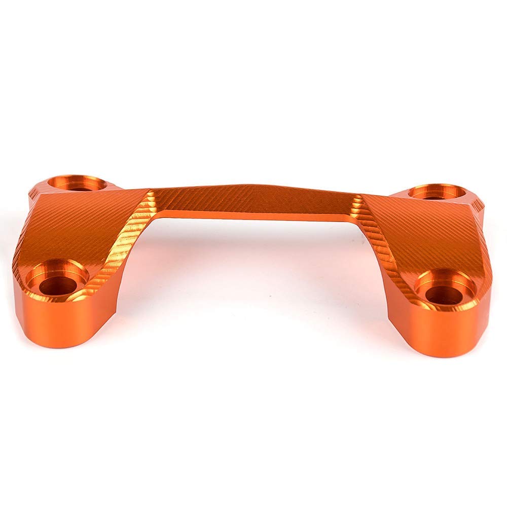 Karun FOR DUKE 125 FOR DUKE 200 DUKE 390 Motorcycle Orange CNC Aluminum Handlebar Risers Top Cover Clamp