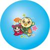 Anpanman Colorful Ball 8 Size Blue 20.5cm Kids Toy